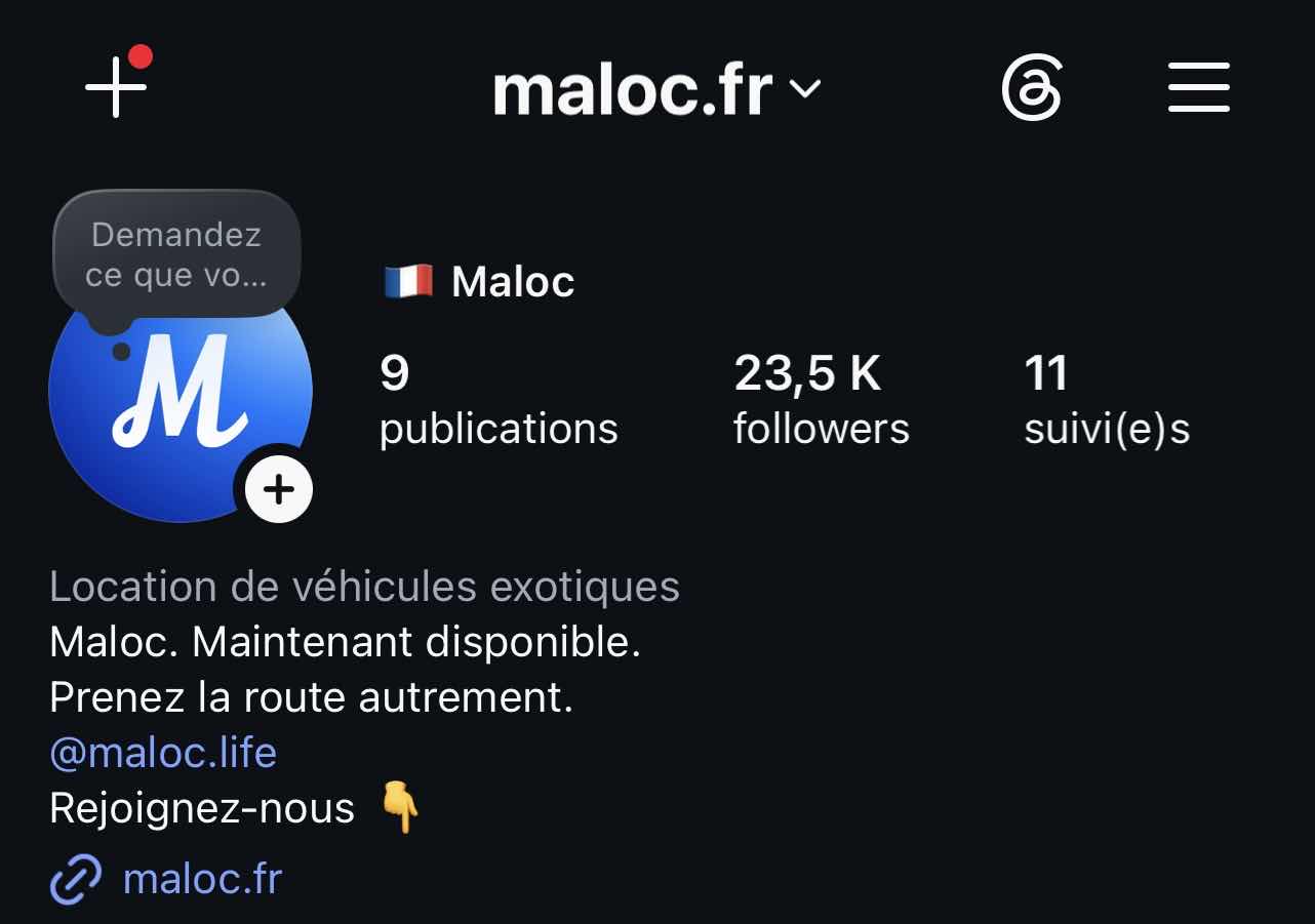 Instagram maloc.fr